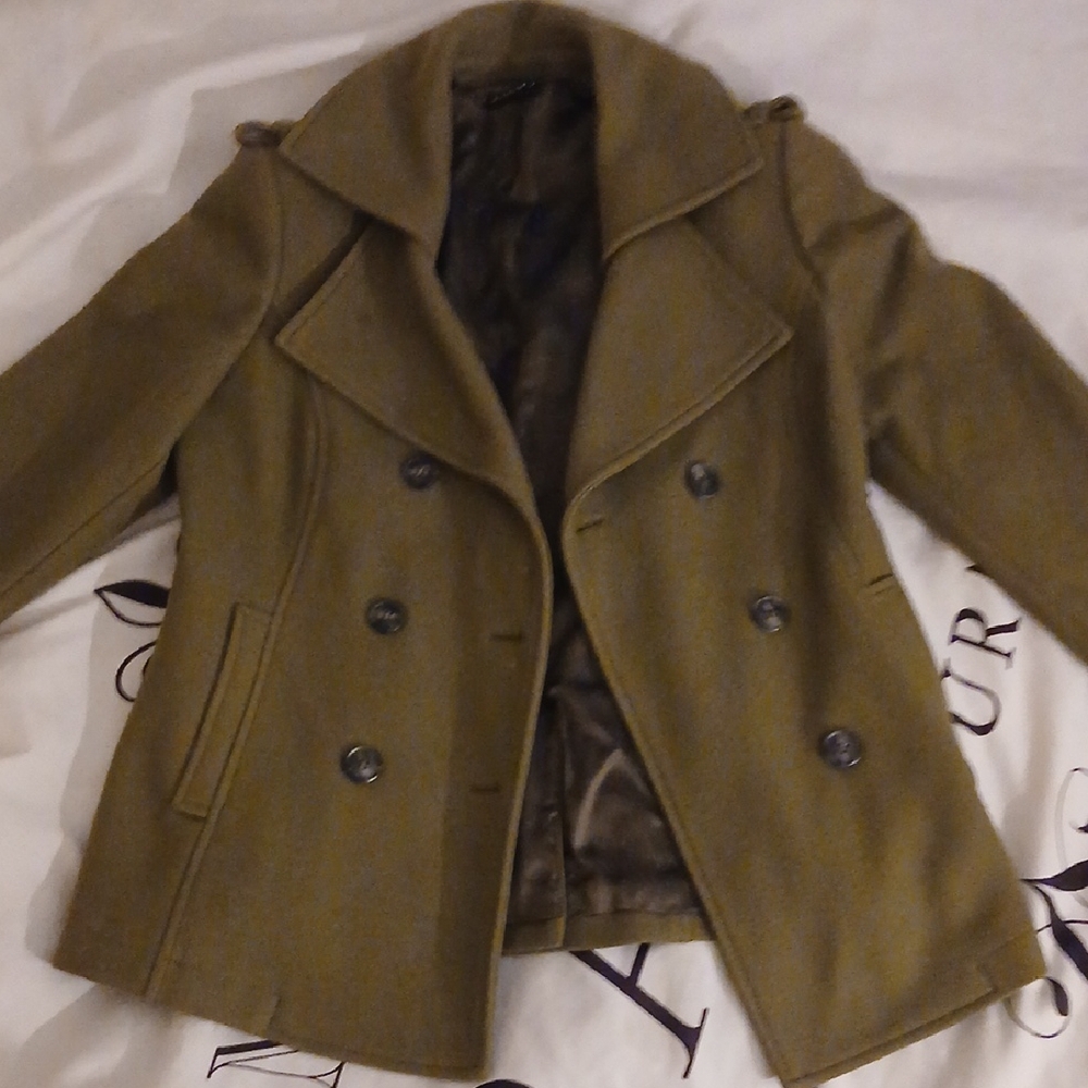 Sisley Women's Tan Peacoat